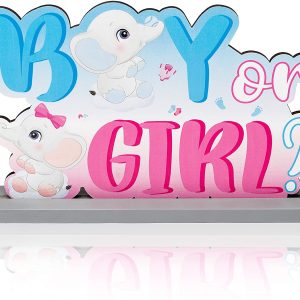 Baby Shower GENDER REVEAL Party Blue Pink Unisex Girl Boy Tableware Decorations 