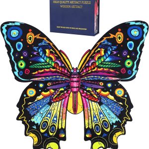 Butterfly Wooden jigsaw Puzzle Pieces Educational Puzzles For Kids Adults Gift 