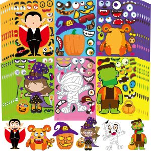 42pcs Halloween Characters Stickers for Kids, Make Your Own Mix and Match  Sticker, Halloween Decorating Toy Stickers Halloween Crafts for Kids Trick  or Treat Party Game Activities Decrations – Homefurniturelife Online Store