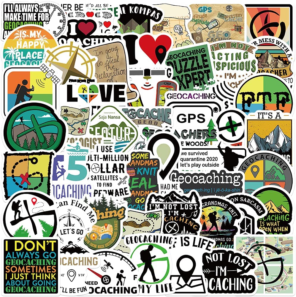 50 Outdoors Hiking Camping Nature Stickers Pack Laptop Car Bumper Bike Decal Lot 