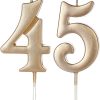 08 Number 2 Number 2 Cake Topper Gold Wawabeauty Pink 2 Candle Birthday Girl,Purple Second 2nd Birthday Candle Girl for Cake Topper 2th Birthday Party Decoration 