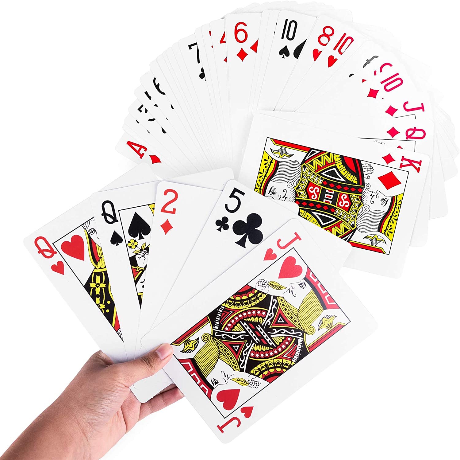 ENERMOUS-JUMBO-MEGA- Playing Cards- las vegas casino decorations gift shop