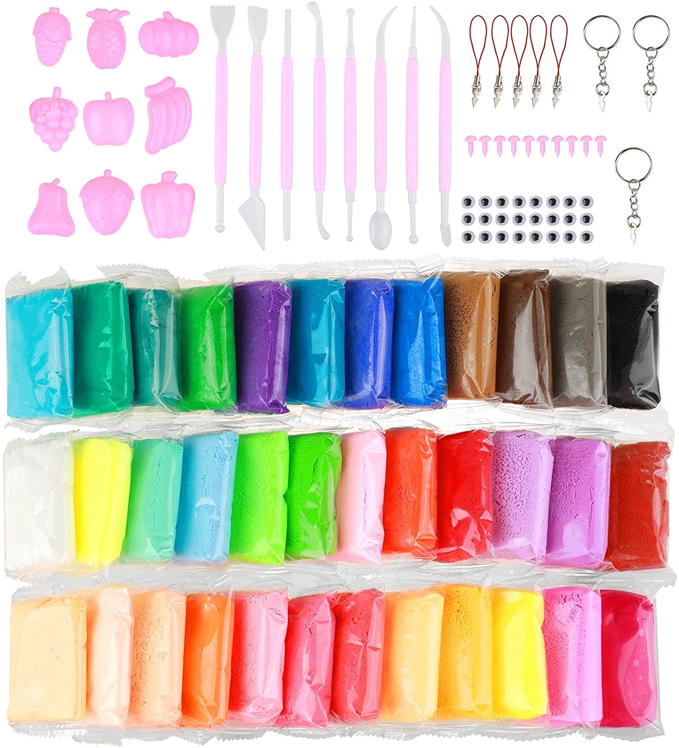 36 Color reusable clay for kids children Modeling clay set Educational baby gift 