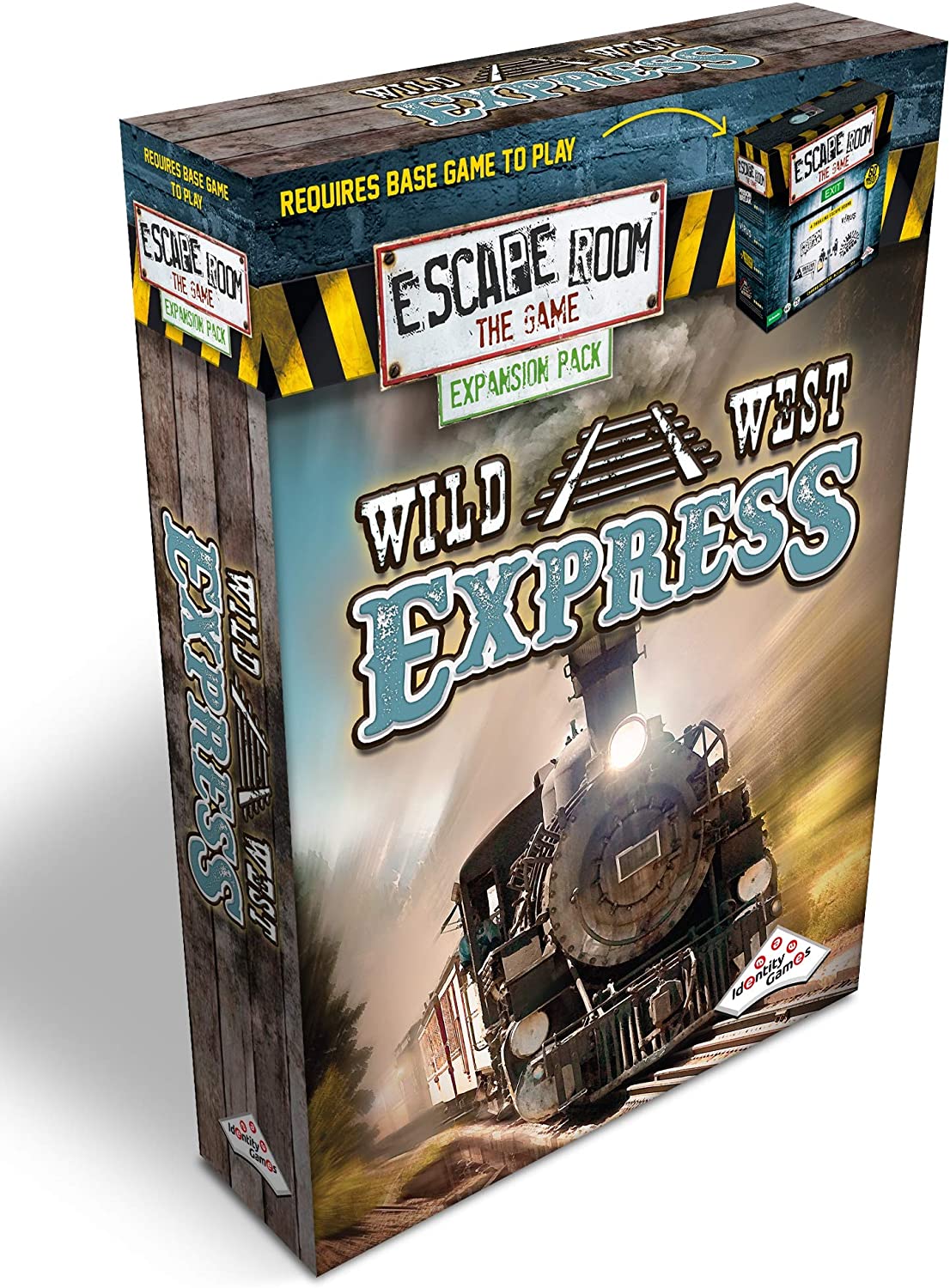 Escape Room The Game Expansion Pack u2013 Wild West Express | Solve The Mystery Board Game for Adults and Teens (English Version)