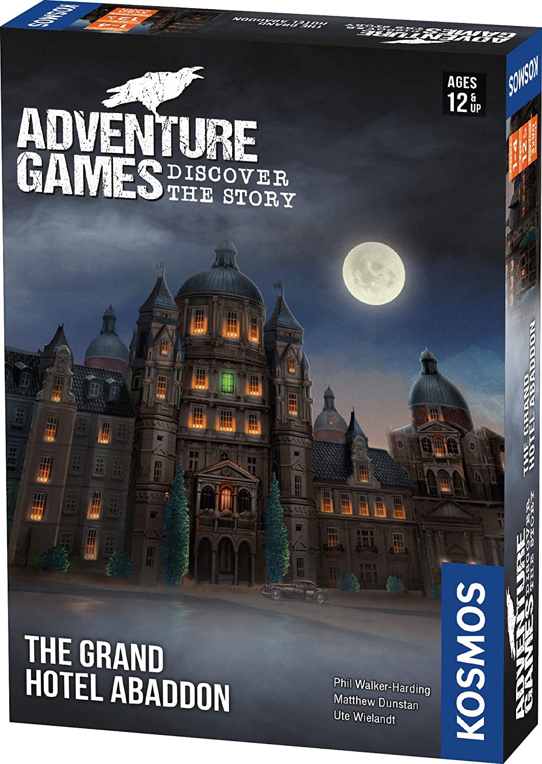Replayable Storytelling Gaming Experience for 2 to 4 Players Ages 12+ Collaborative Adventure Games: The Grand Hotel Abaddon Grey A Kosmos Game from Thames & Kosmos 