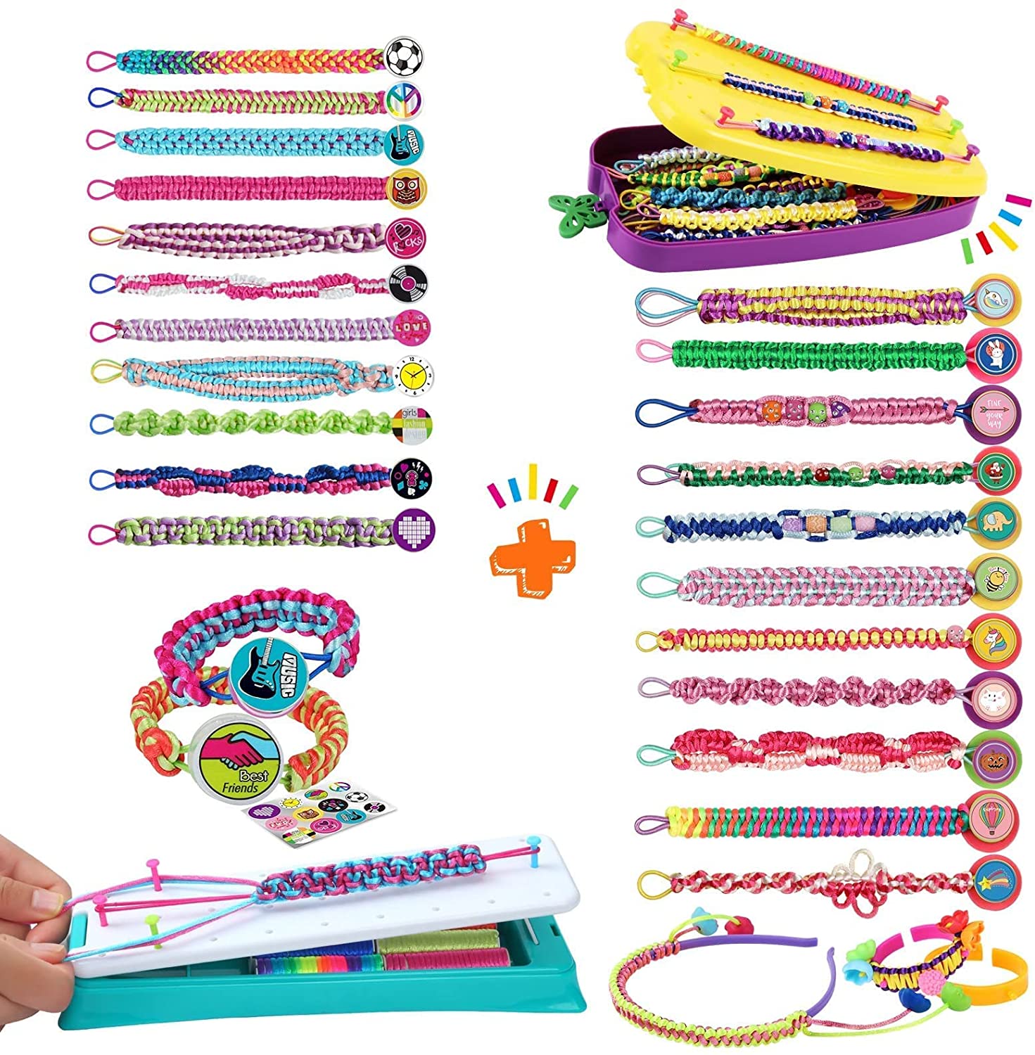 Gili Friendship Bracelet Making Kit, Best Arts and Crafts Toy for Girls  Birthday