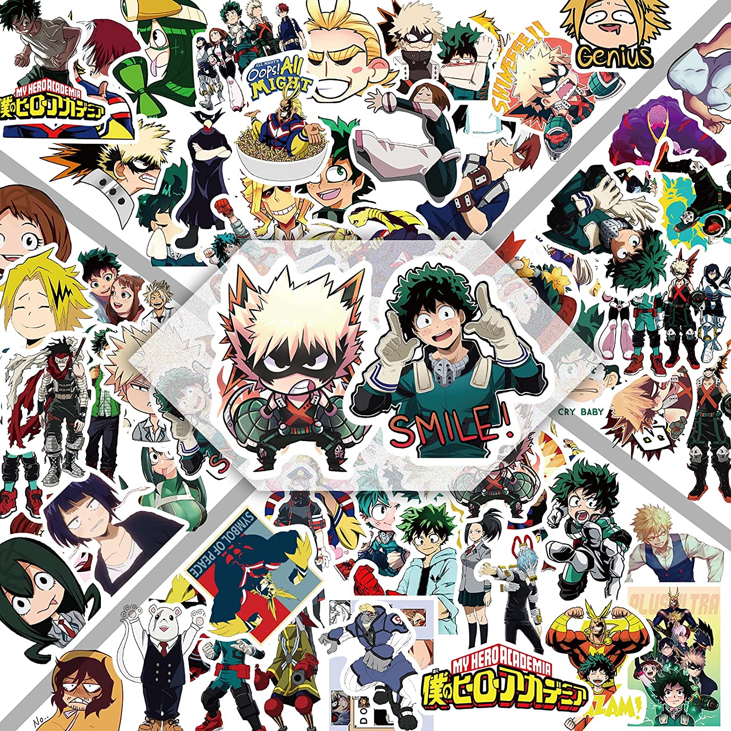 Details about   100 My Hero Academia Anime Stickers Boku No Hero 