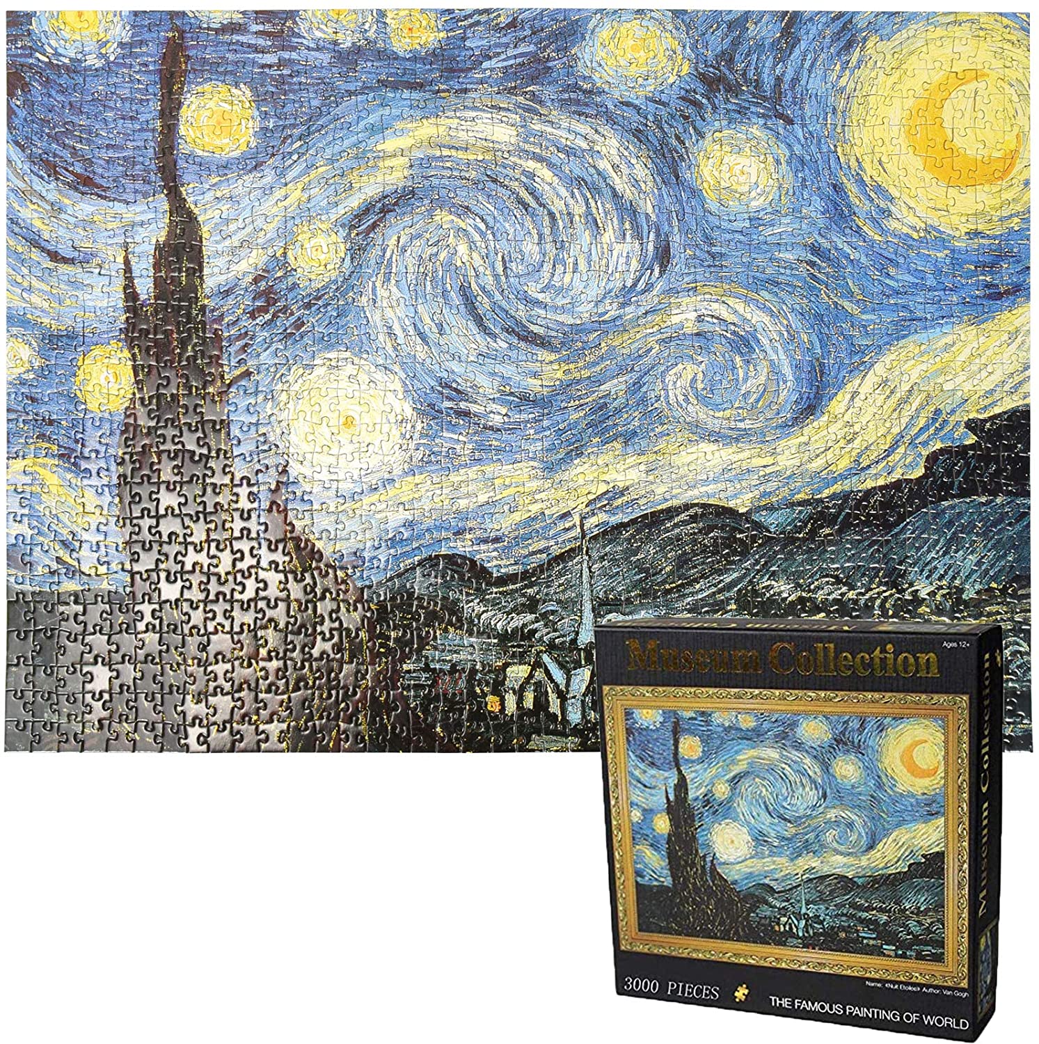 3000 Pcs Jigsaw Puzzles Famous Painting Pattern Educational Toy Kid Adult Gift 