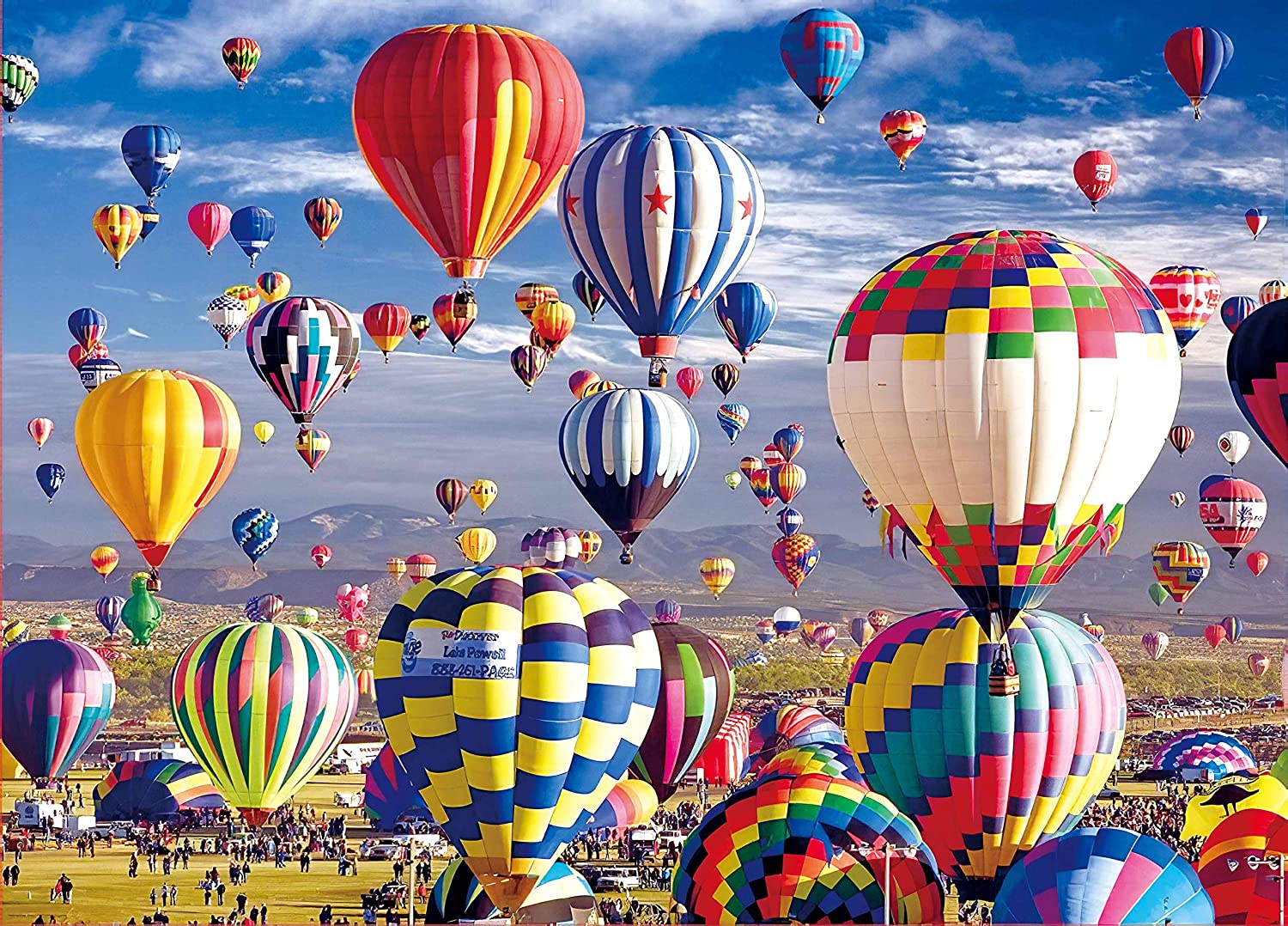 Hot Air Balloons New Brilliant Balloons 500 Pc Puzzle 