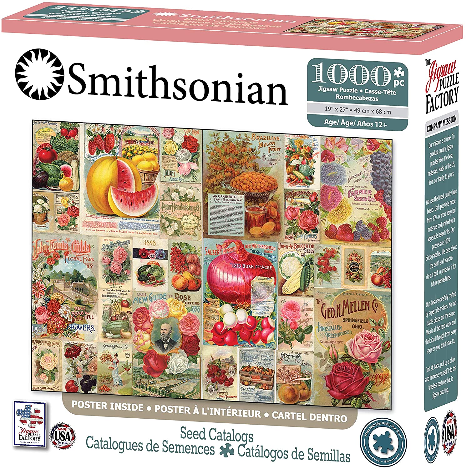 The Jigsaw Puzzle Factory SmithsonianSeed Catalogs Jigsaw Puzzle (1000