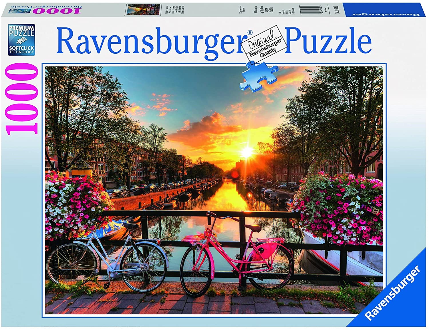 13987 Ravensburger Amsterdam Fiore mercato Puzzle 1000pc età 12 anni 