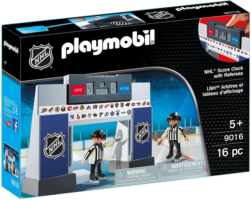 PLAYMOBIL NHL Score Clock with Referees , Black Homefurniturelife