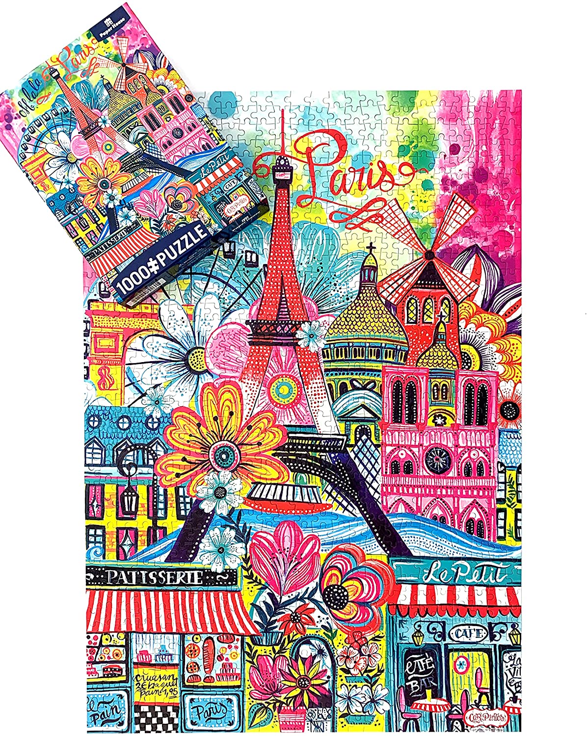 Paper House Productions Jigsaw Puzzle 1000 Pieces-Paris Painting 