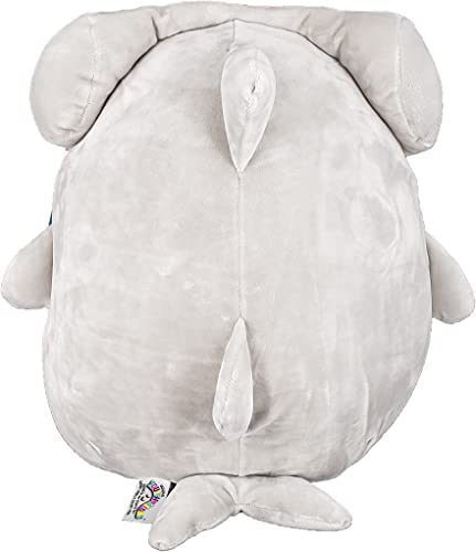 Details about   NWT Squishmallow Tank Hammerhead Shark 12" Kellytoy Grey Shark Squish Plush 