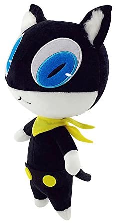 Persona 5 P5 Mona Morgana Black Cat Soft Plush Stuffed Doll Cushion Pillow Toy 
