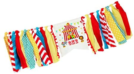 Circus Time 3-Piece High Chair Party Kit 