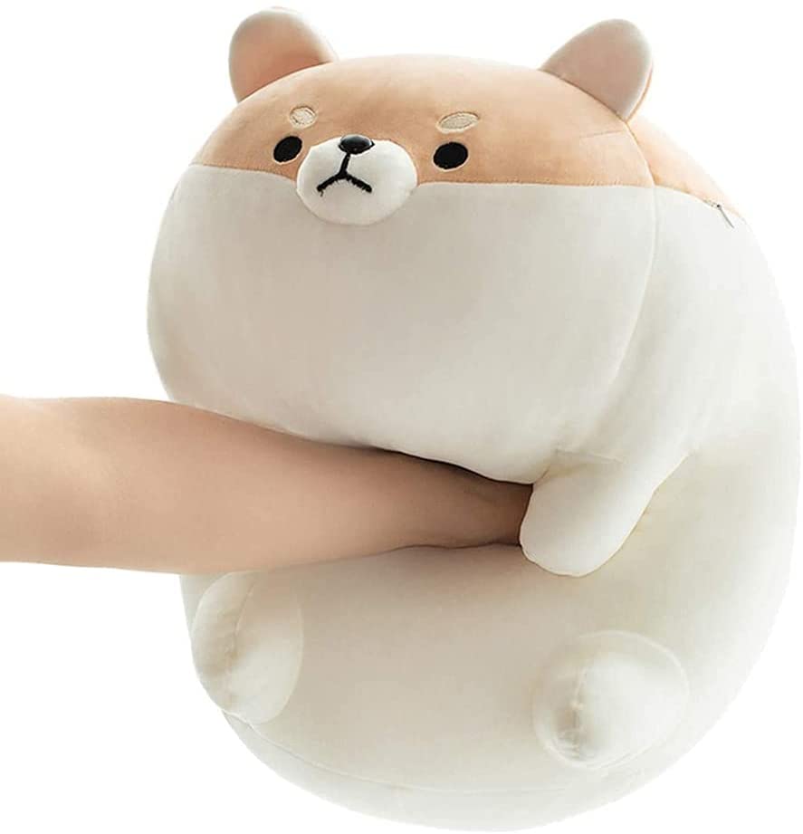 Anime Shiba Inu Cute Doge Hat Plush Doll Puppy Dog Stuffed Soft Toy Xmas Gift 