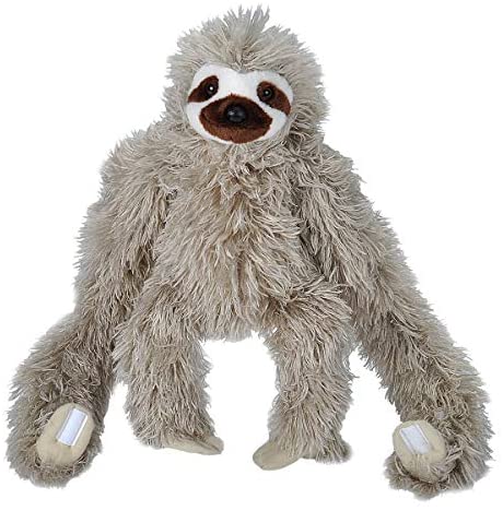 Wild Republic Cuddlekins Plush 12 Animal 30cm 12" Three Toed Sloth Soft Toy 