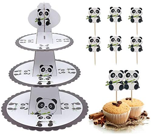 Stand Rack cupcakes Party Table Centerpieces Masha and the Bear Table Supplies