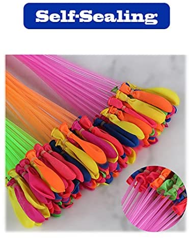 for kids outdoor summer fun kchena-wb-370 370 Quick Fill Water Balloons 10 Individual packages Rapid Fill Water Balloons Instant Self Sealing Water Balloons 