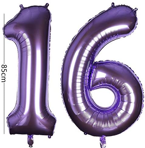 Smarcy 40 Inch Jumbo Number 18 Balloon Birthday Party Celebration Decoration Foil Helium Balloons,Blue 