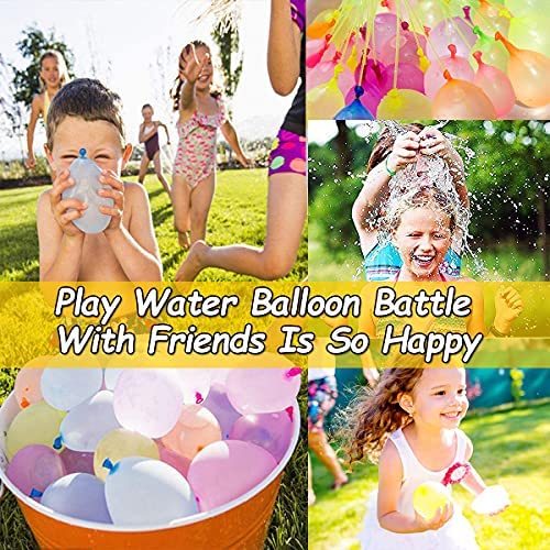 Self Sealing Water Balloons For Kids and Adults Party Pool with 12 Pack 444 Balloon Easy Quick Fill Splash Fun Fill in 60 Seconds MM8 