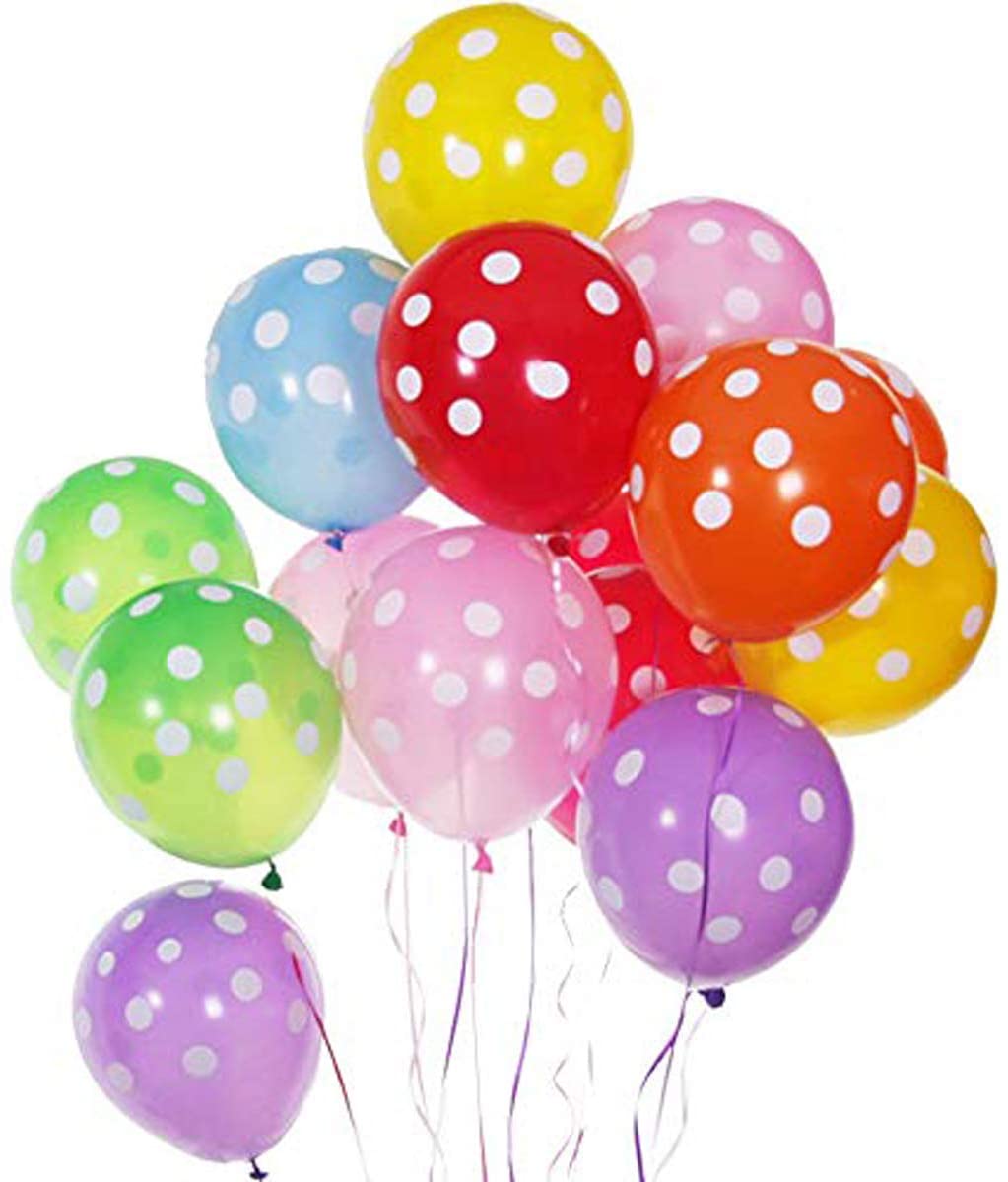 Details about   10pcs 12" Mixed Color Confetti Filled Latex Balloons Birthday Party Free Pump 