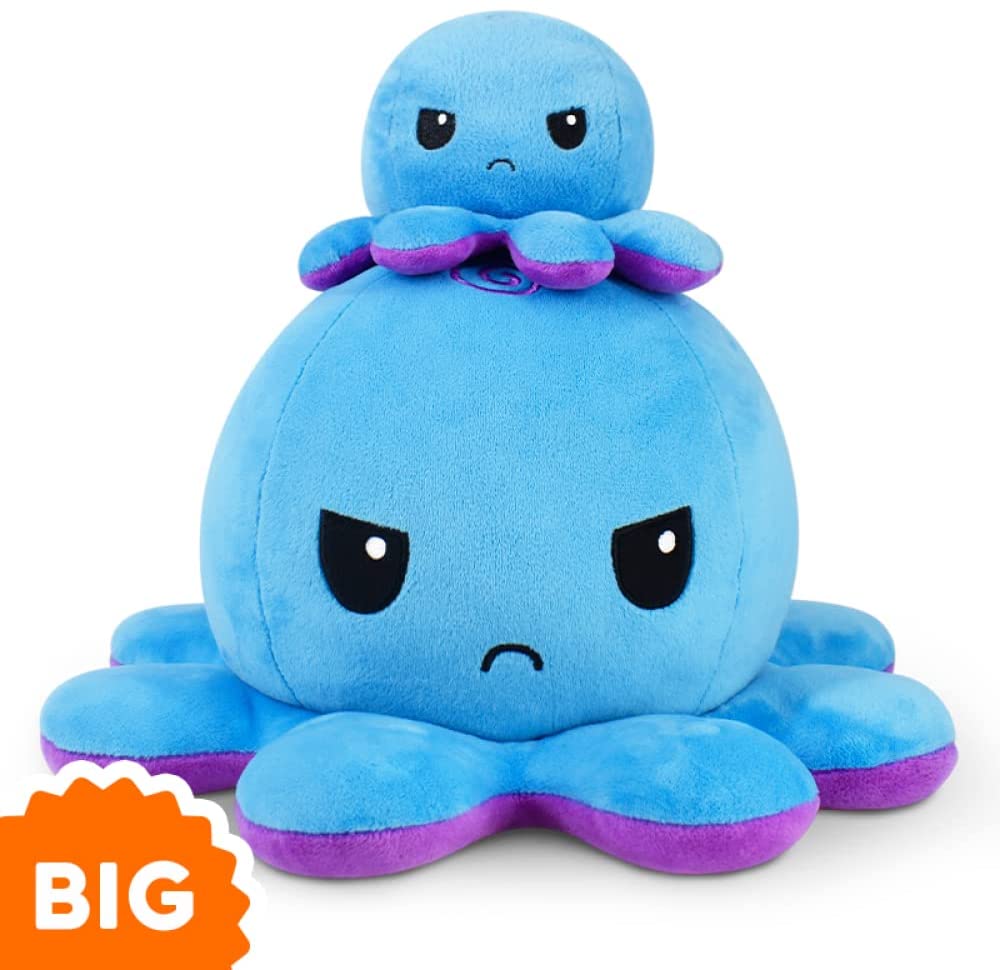big angry octopus plush