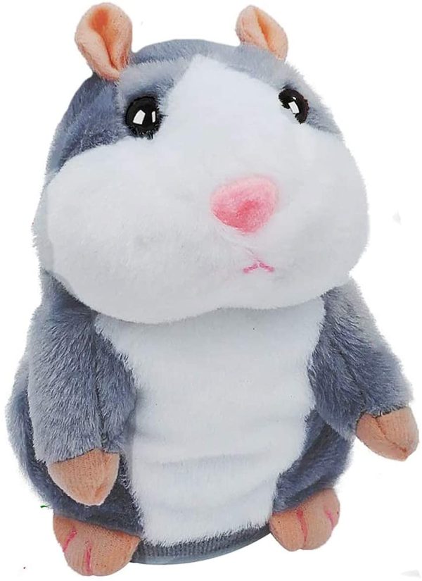 Talking Hamster Repeats What You Say Electronic Pet Talking Plush Toy Buddy Gift 