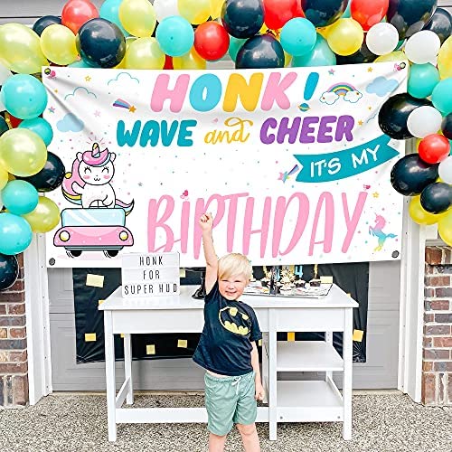 Honk It’S My Birthday Quarantine Banner Backdrop Large Happy Birthday Yard Sig 