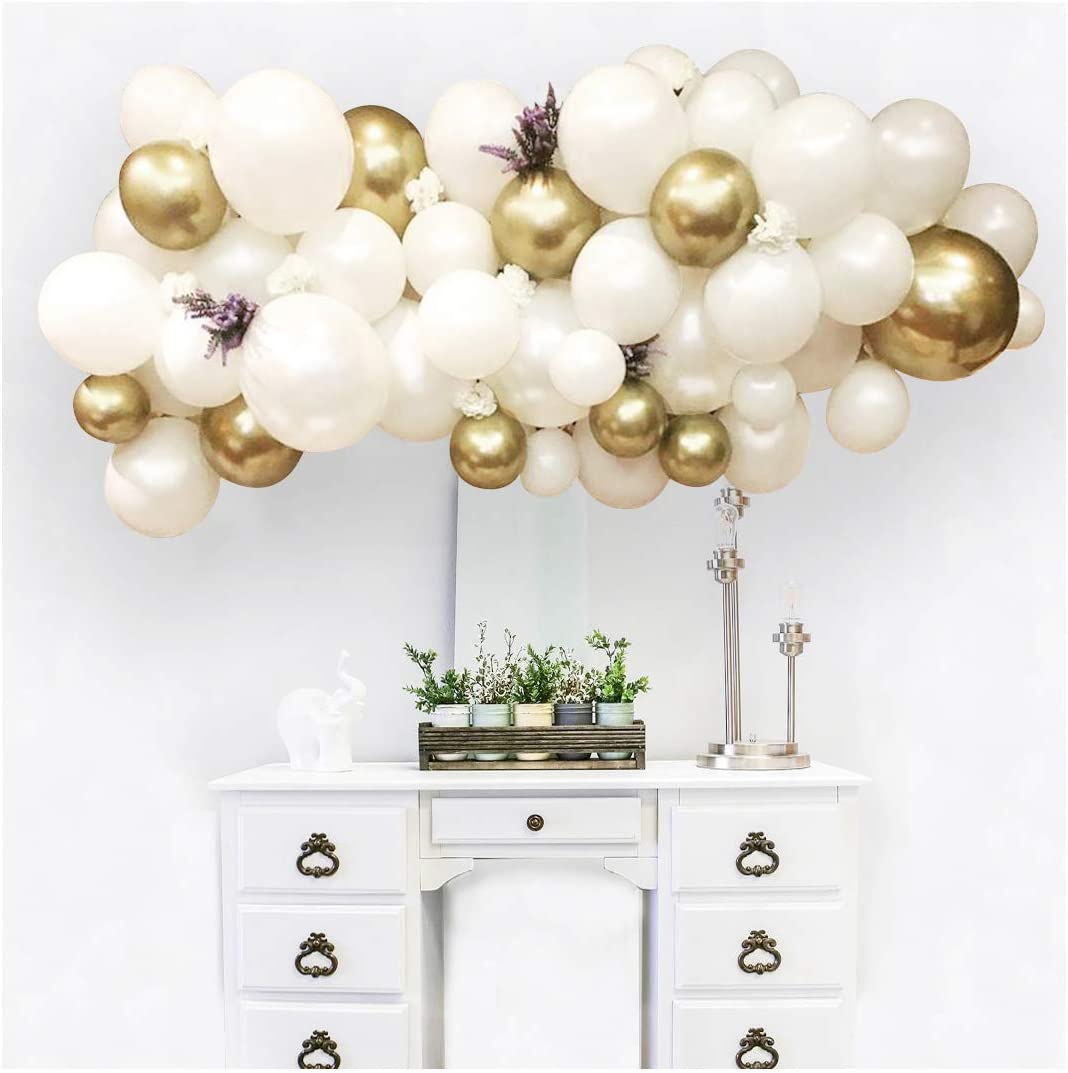 Confetti Balloon & Pearl Latex Balloon 6 colors Wedding Baby Shower Decoration 