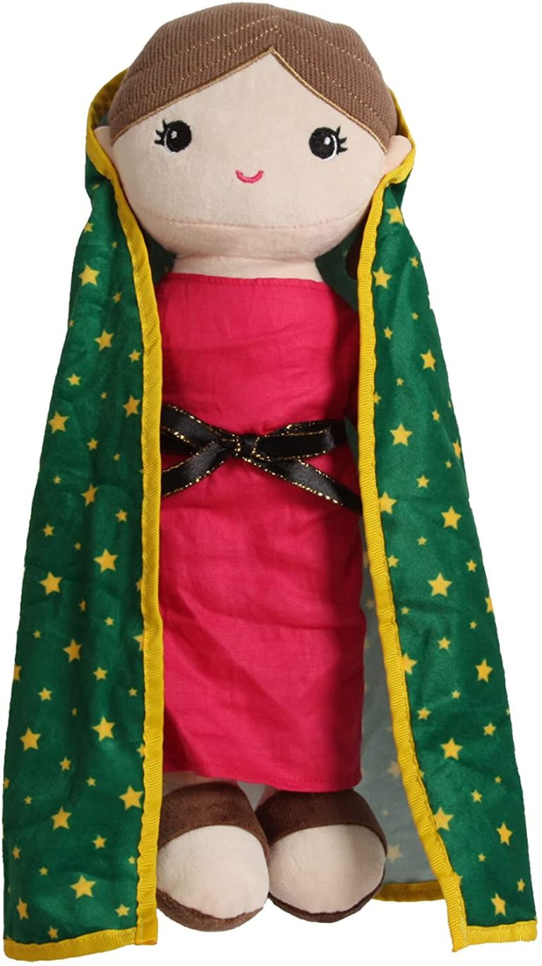 virgen de guadalupe plush doll