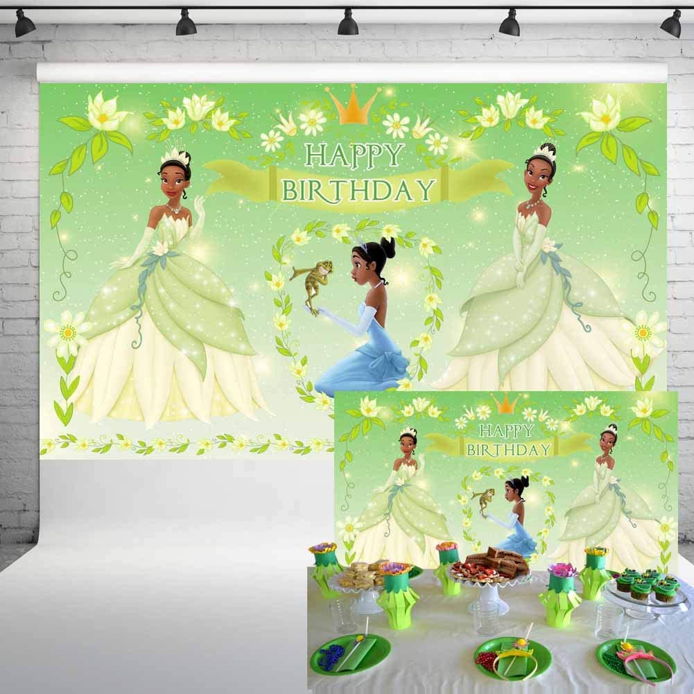 Frog Backdrop Tiana Party Supplies