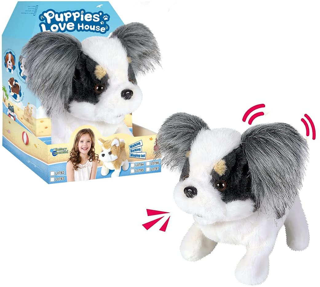 Puppy Dog Walk Bark Toy Gift Boys Girls Toddler Battery Electronic Kids Learning 