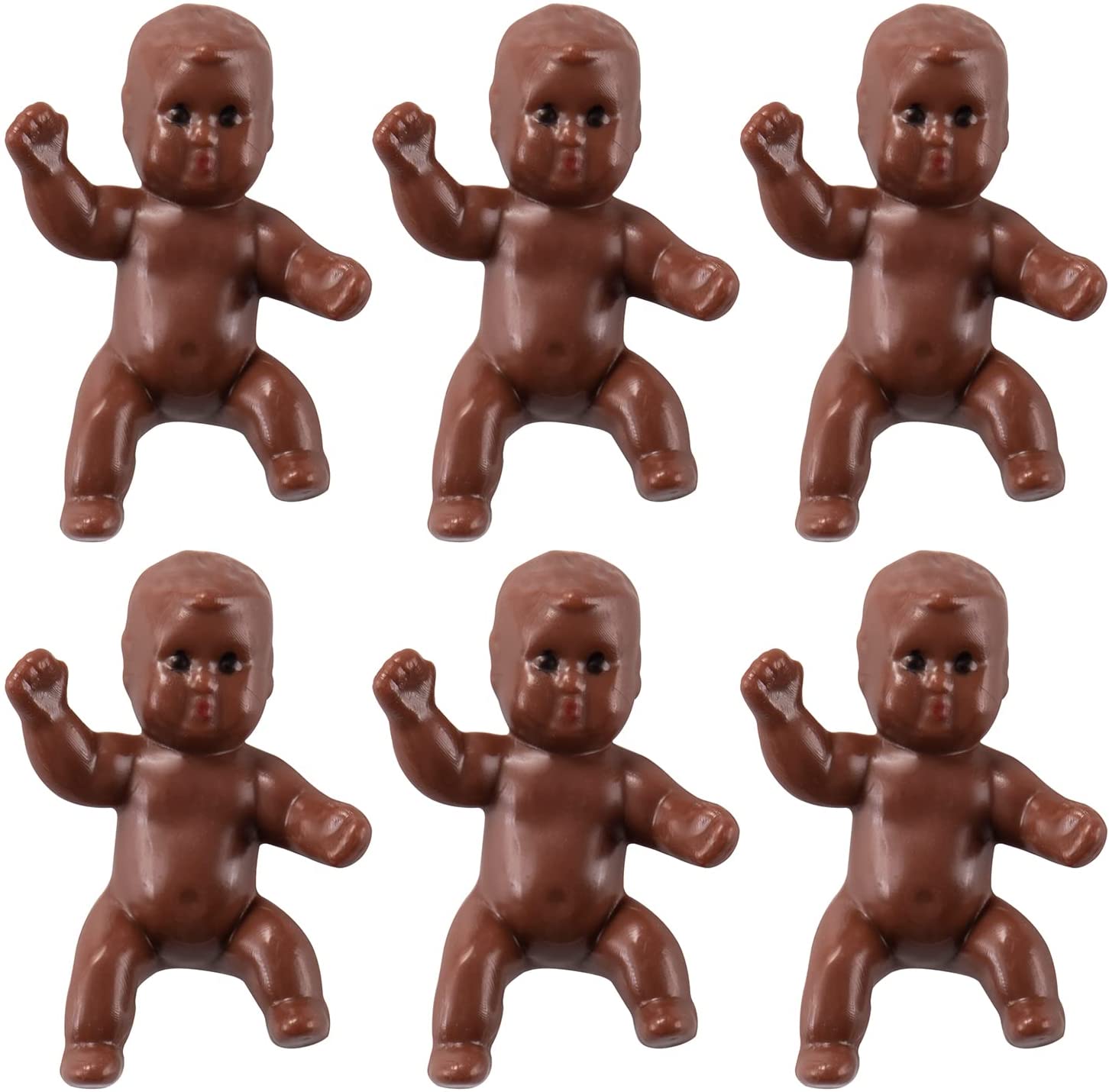 JUXINGDAZYF 1.2 King Cake Babies Mini Plastic Babies for Baby Shower Ice Cube Game Party Favor Decorations 