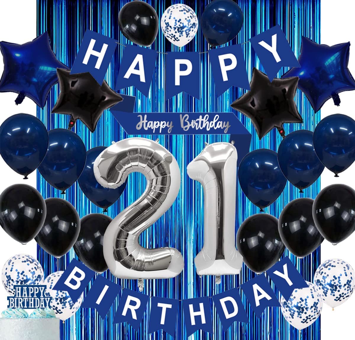 21st birthday themes for sales him