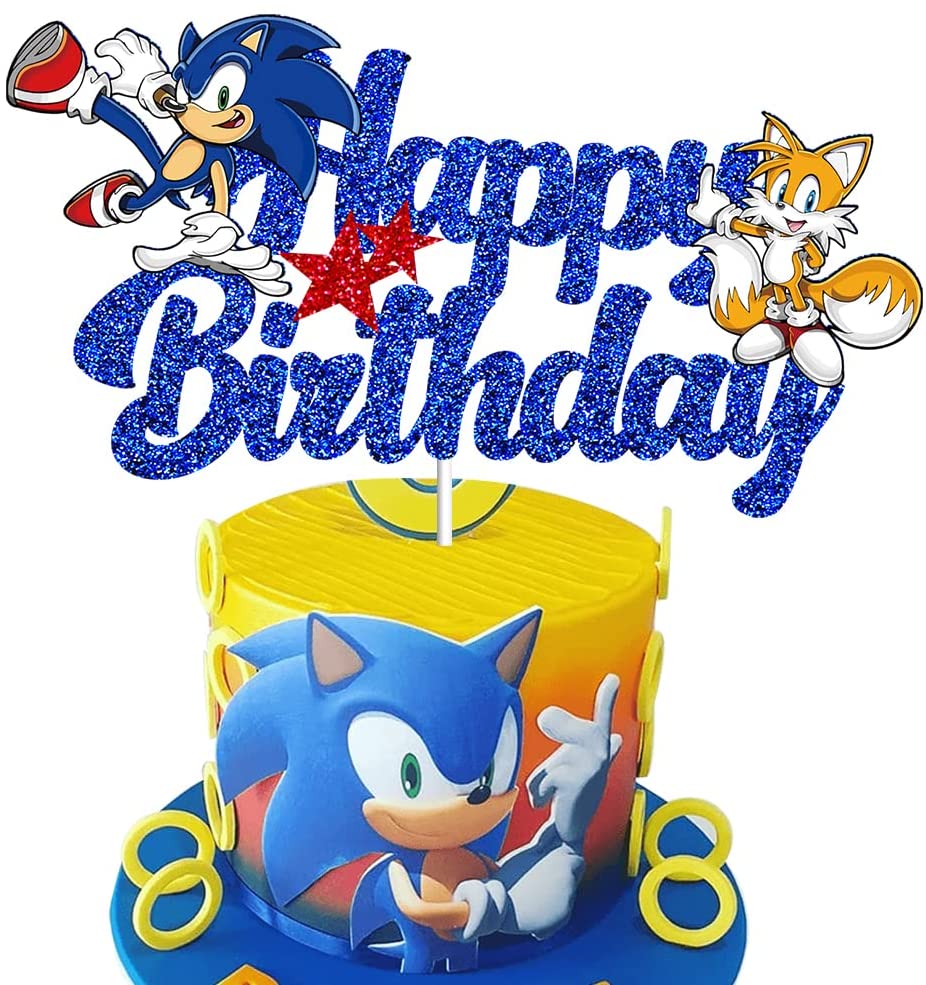 Sonic the Hedgehog Cake Stickers | Cake Stickers | Sonic the Hedgehog Cake  Topper | Sonic the Hedgehog Cake | Sonic the Hedgehog Cupcakes | Sonic the