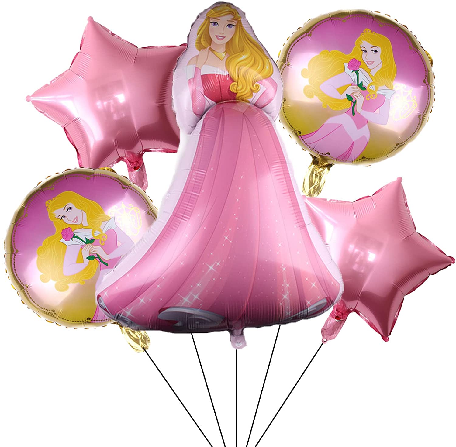 Sleeping Beauty Princess Foil Balloons Birthday Party Decoration Beauty Girls UK 