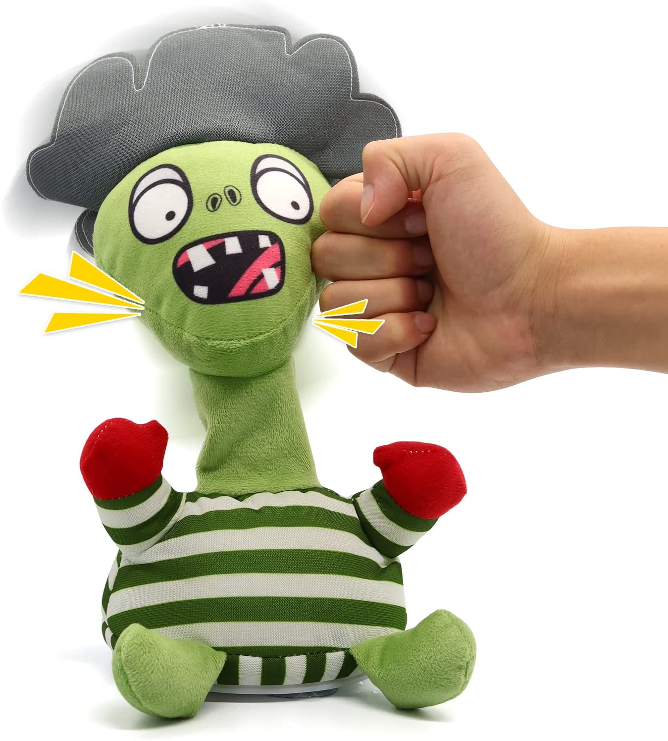 Stress Relief Desktop Interactive Toys Punch Me Doll Creative Cartoon Electric Plush Toy Desk Punching Bag Adults Stress Relief Funny Toys Homefurniturelife Online Store