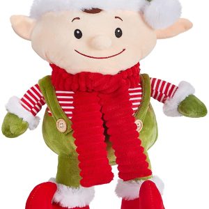 Large Naughty Elves Plush Toy Santas Helper 49cm Childrens Elf Christmas Gift 
