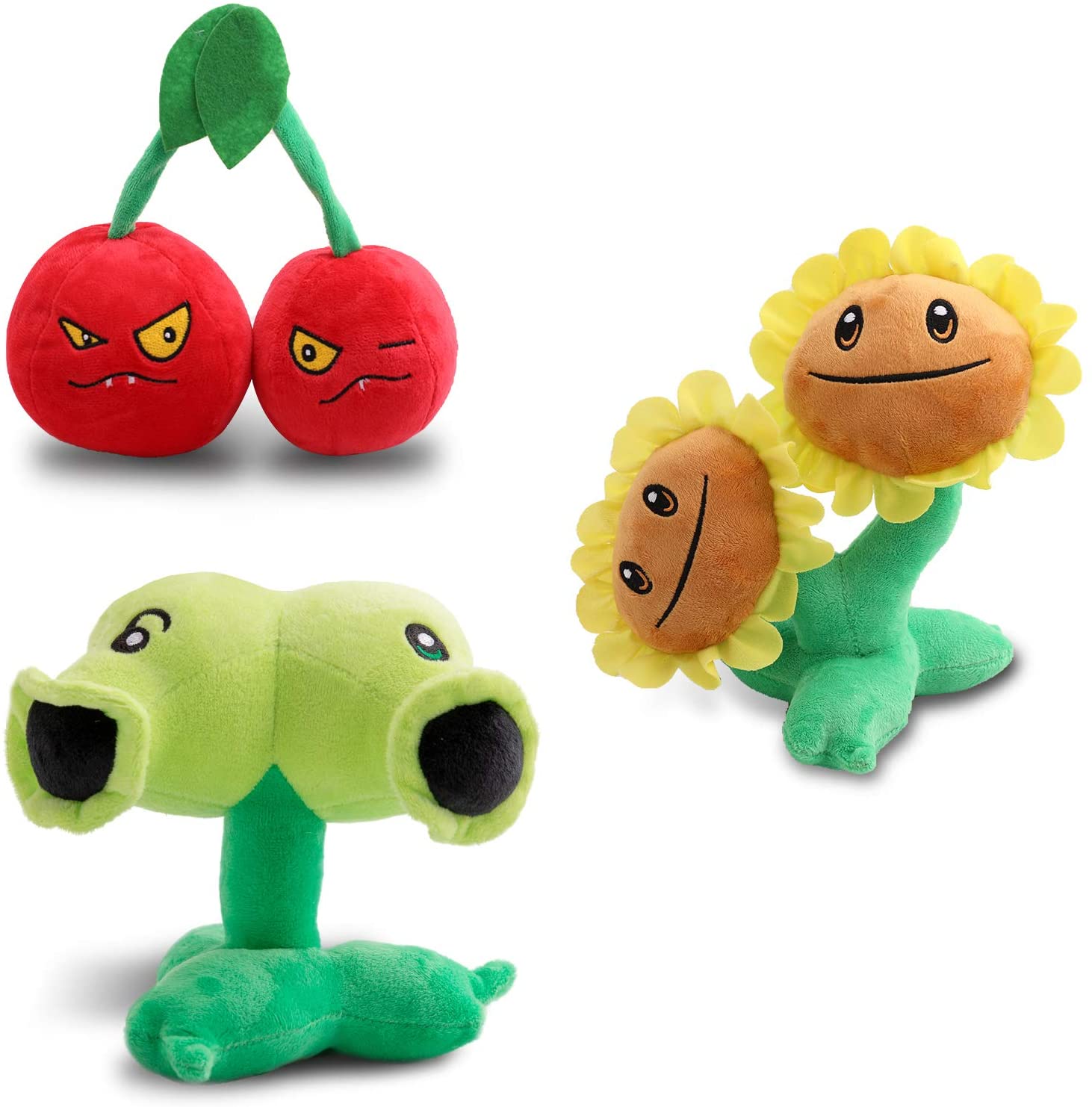 Stuffed Soft Doll Peashooter Plush Toy Hallowen Maikerry 1 PC Plants VS Zombies Plush Toy Great Gifts for Kids and Fans Christmas for Birthday 