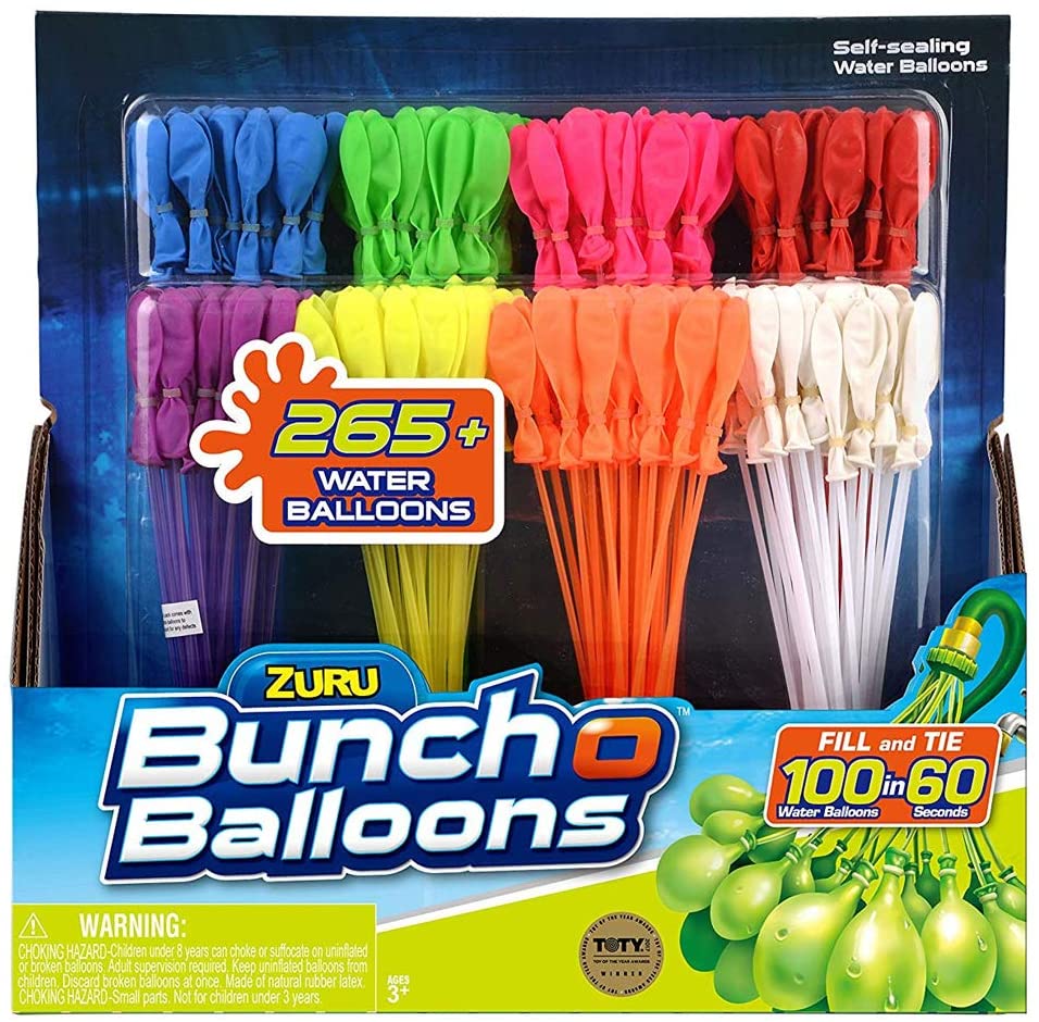 Self Sealing Balloons K-shoooo 296 Pure Color Water Bomb 8 Bunch Quick Fill Water Balloons 01 