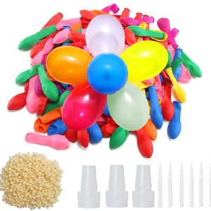FEECHAGIER Water Balloons for Kids Girls Boys Balloons Set Party Games Quick Fill 444 Balloons 16 Bunches for Swimming Pool Outdoor Summer Fun PV1