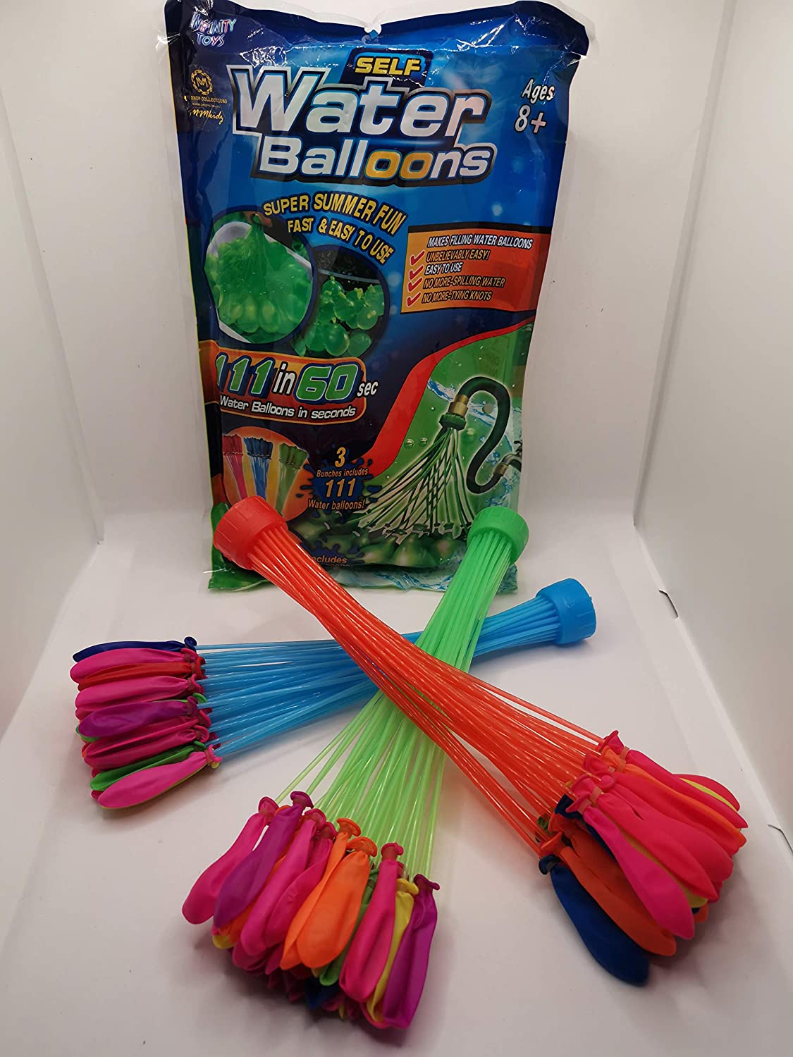 Instant 333  Water Balloons Rapid-Filling Self-Sealing Water Balloon 