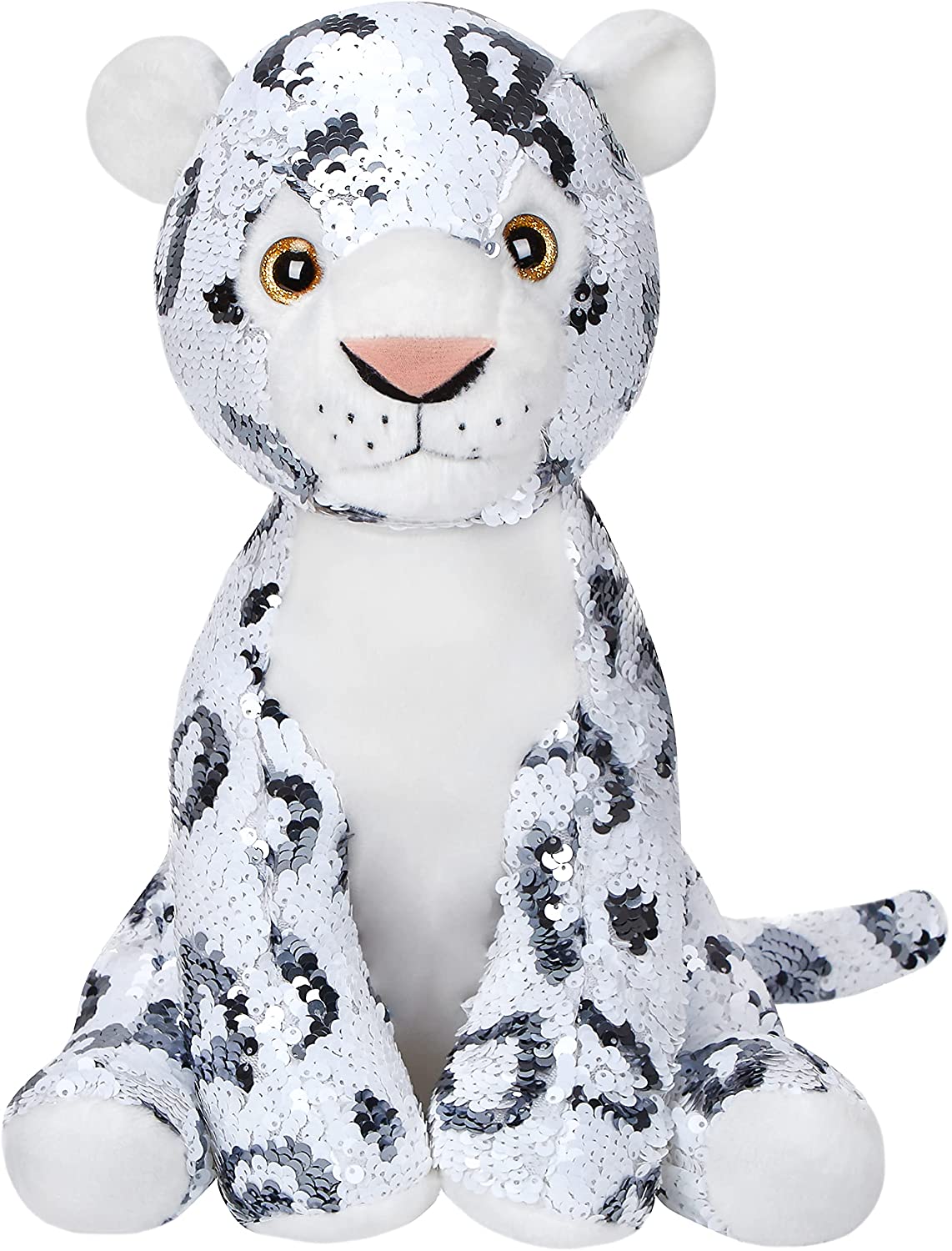 Snow Leopard Design Animal Plush Toy for Kids Babies Cotton Stuffed Toy NEW 
