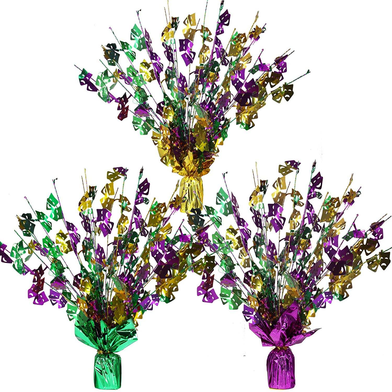 Mardi Gras Papermache Horse Horseheads Table Centerpieces Party Decor 