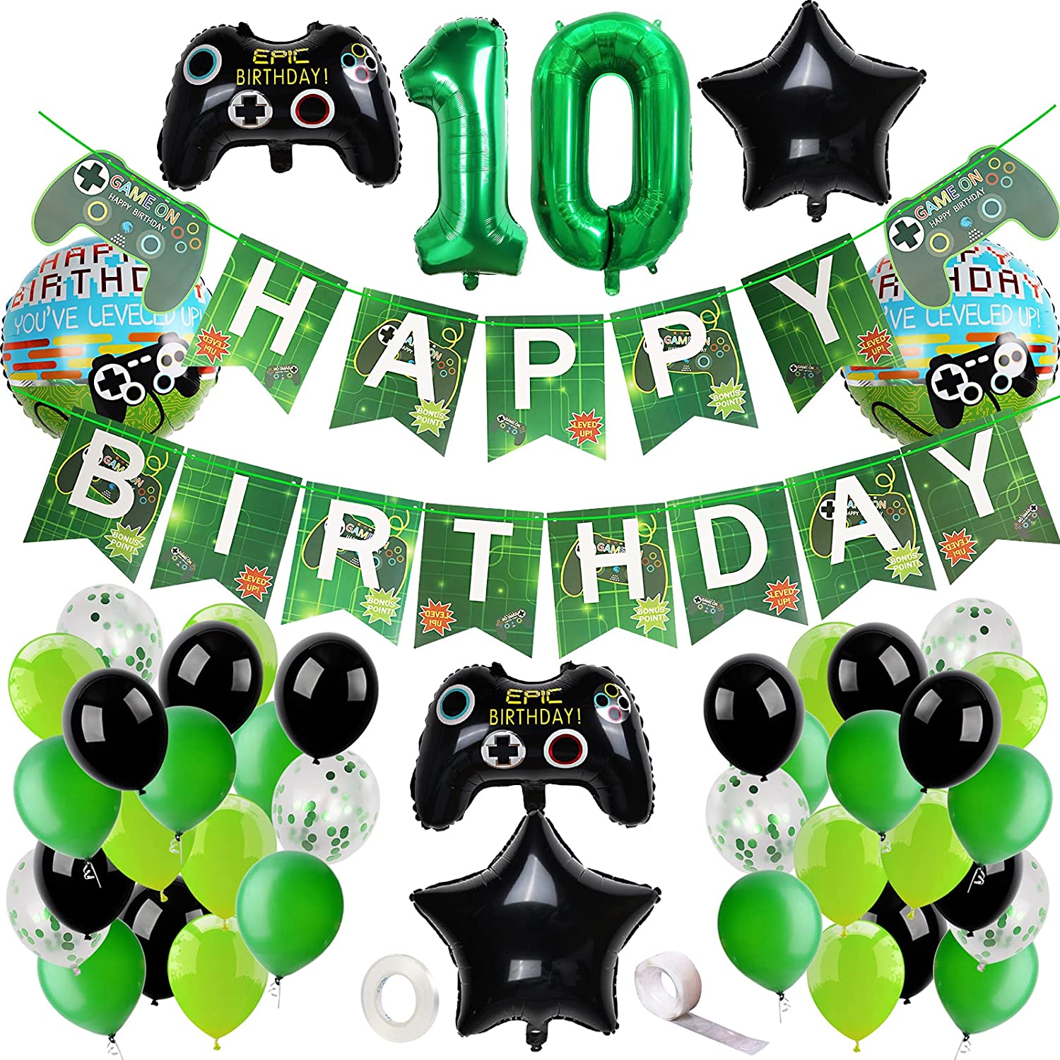 Details about   FORTNITE gaming FOIL BALLOONS Birthday Party Decorations Age 10 11 12 Game Boys 
