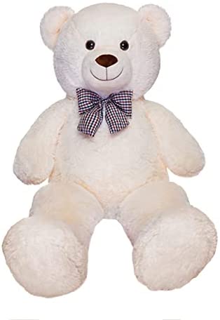 Giant Teddy Bear Cuddly Stuffed Huge Toy Doll 47" 4 Foot Soft Animal Plush Toy 