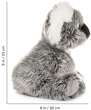 Cimeiee Stuffed Koala Plush Floppy Animal Kingdom Collection Doll Plush Toy for Kids 