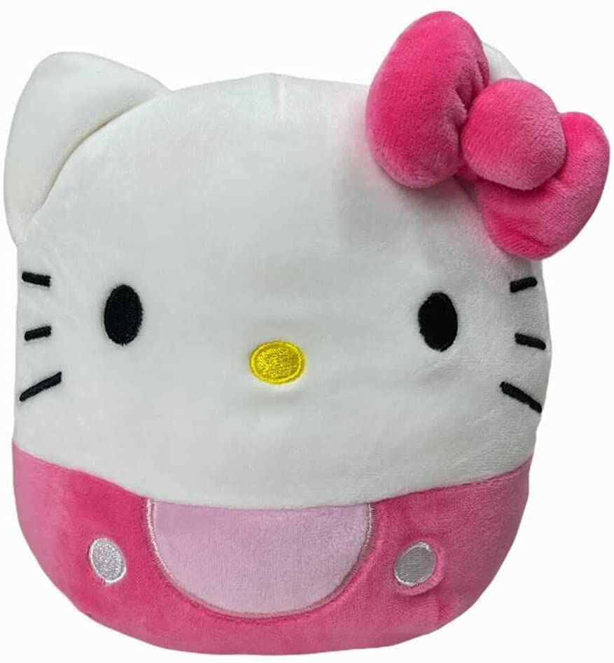 Squishmallows Official Kellytoy 7 Inch Soft Plush Squishy Toy Animals… Hello Kitty Rainbow 